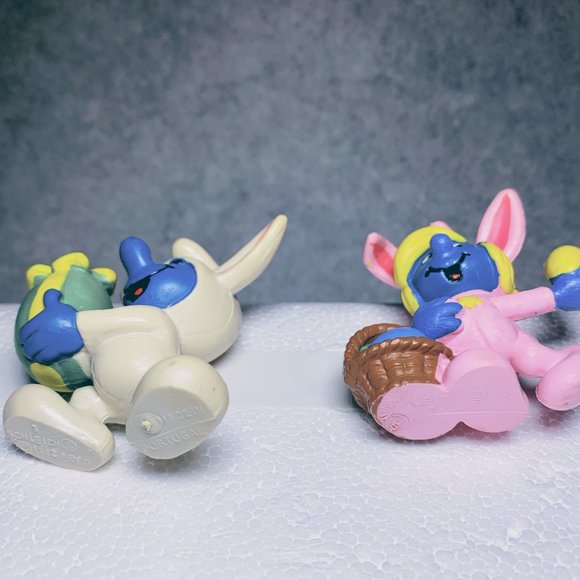 Easter Collection Unique Set of 2 Smurf Figures Peyo Schleich Smurfs toy - Picture 5 of 5
